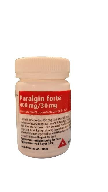 Paralgin forte mot kroniske smerter;