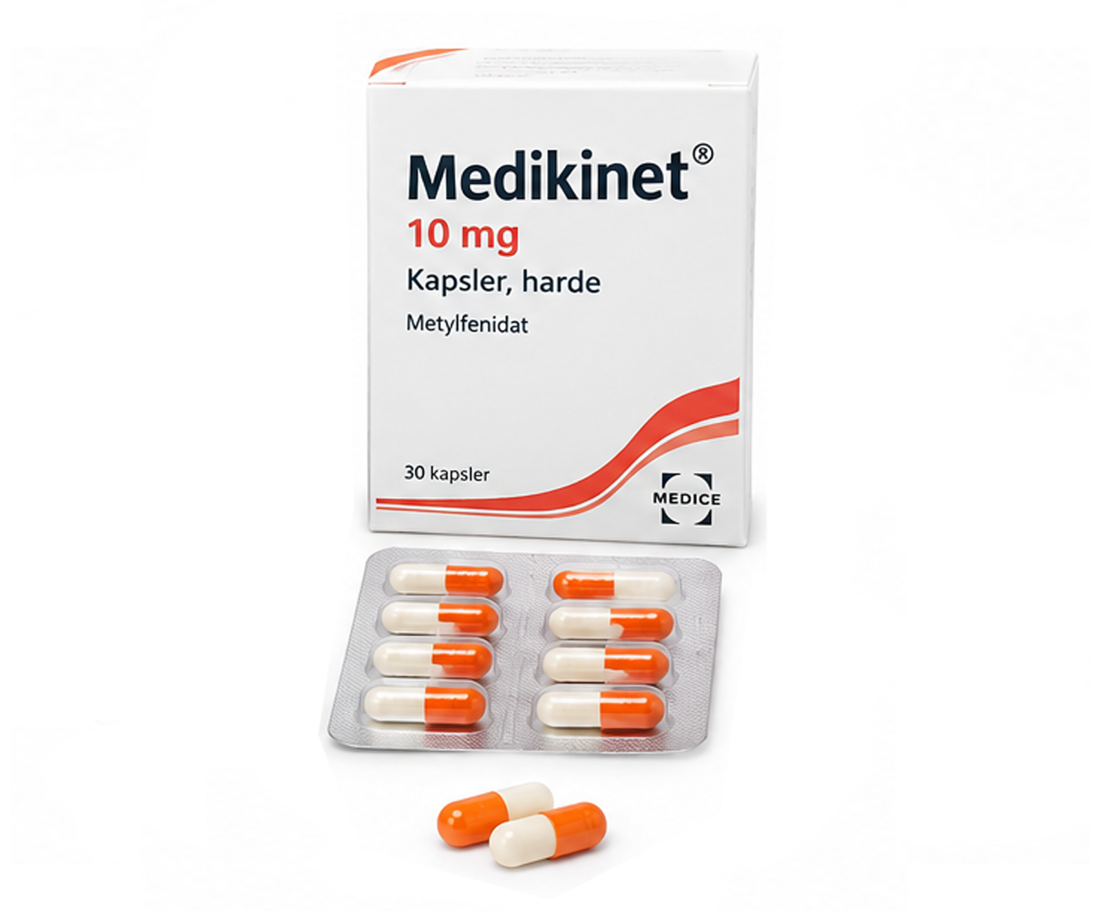 Medikinet 10 mg for voksne
