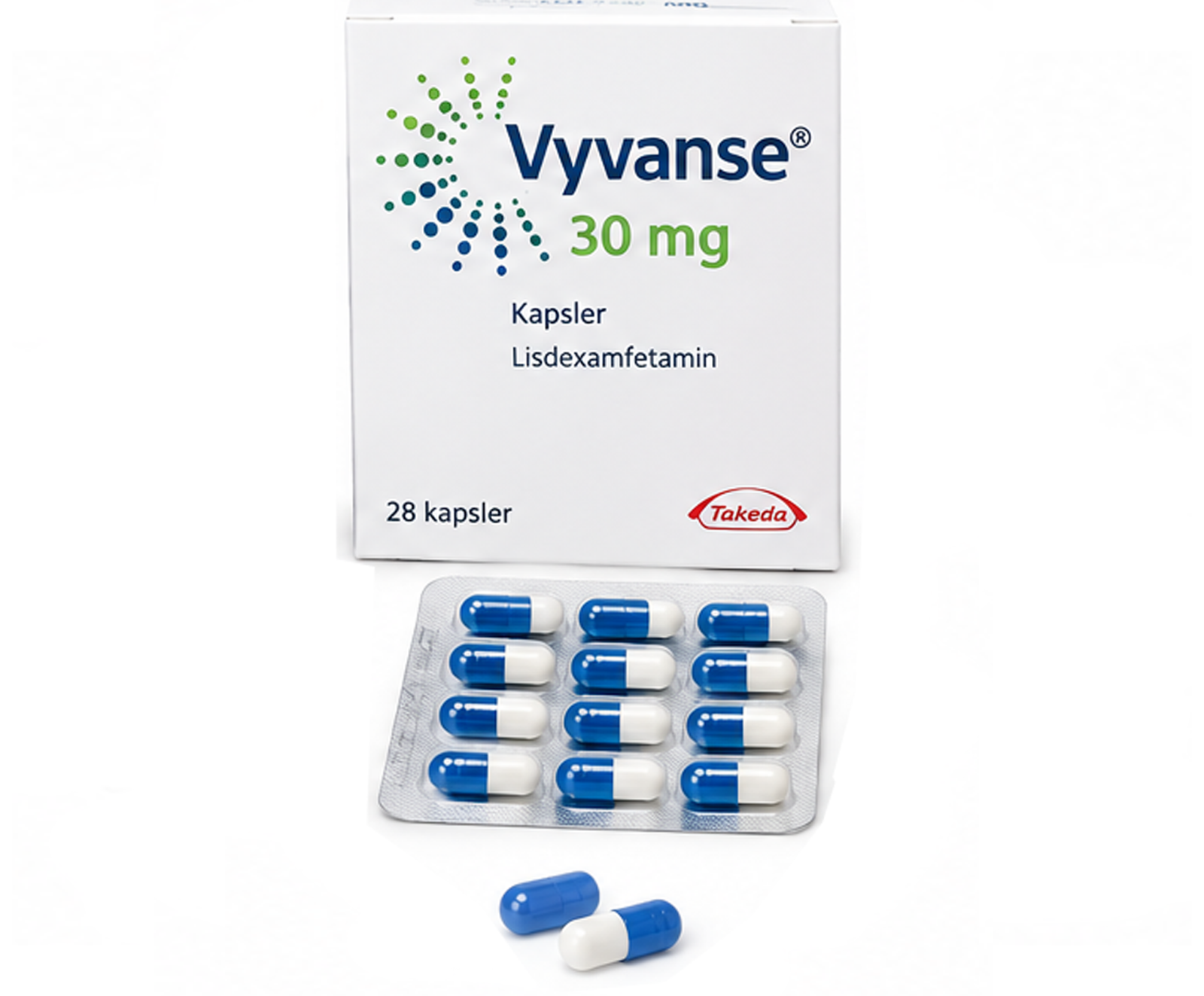 Vyvanse 30 mg kapsel