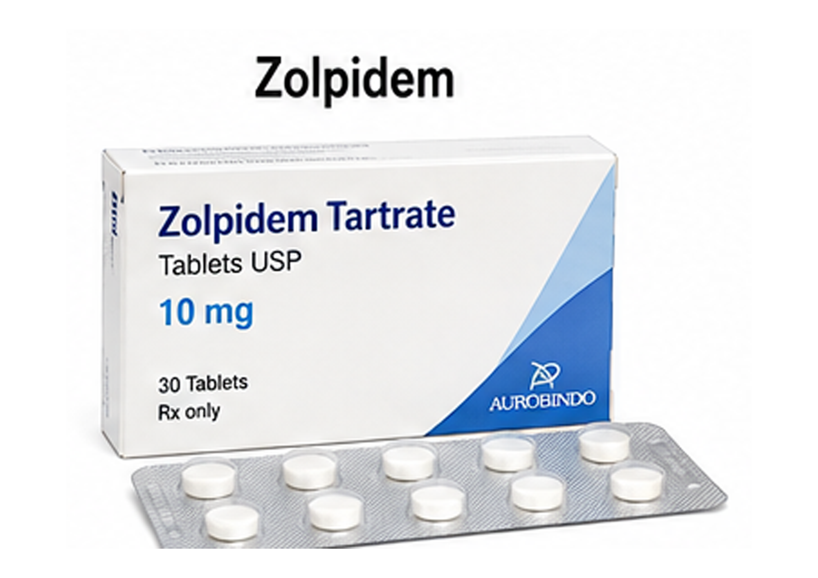 Kjøp Zolpidem 10 mg-tabletter på nett