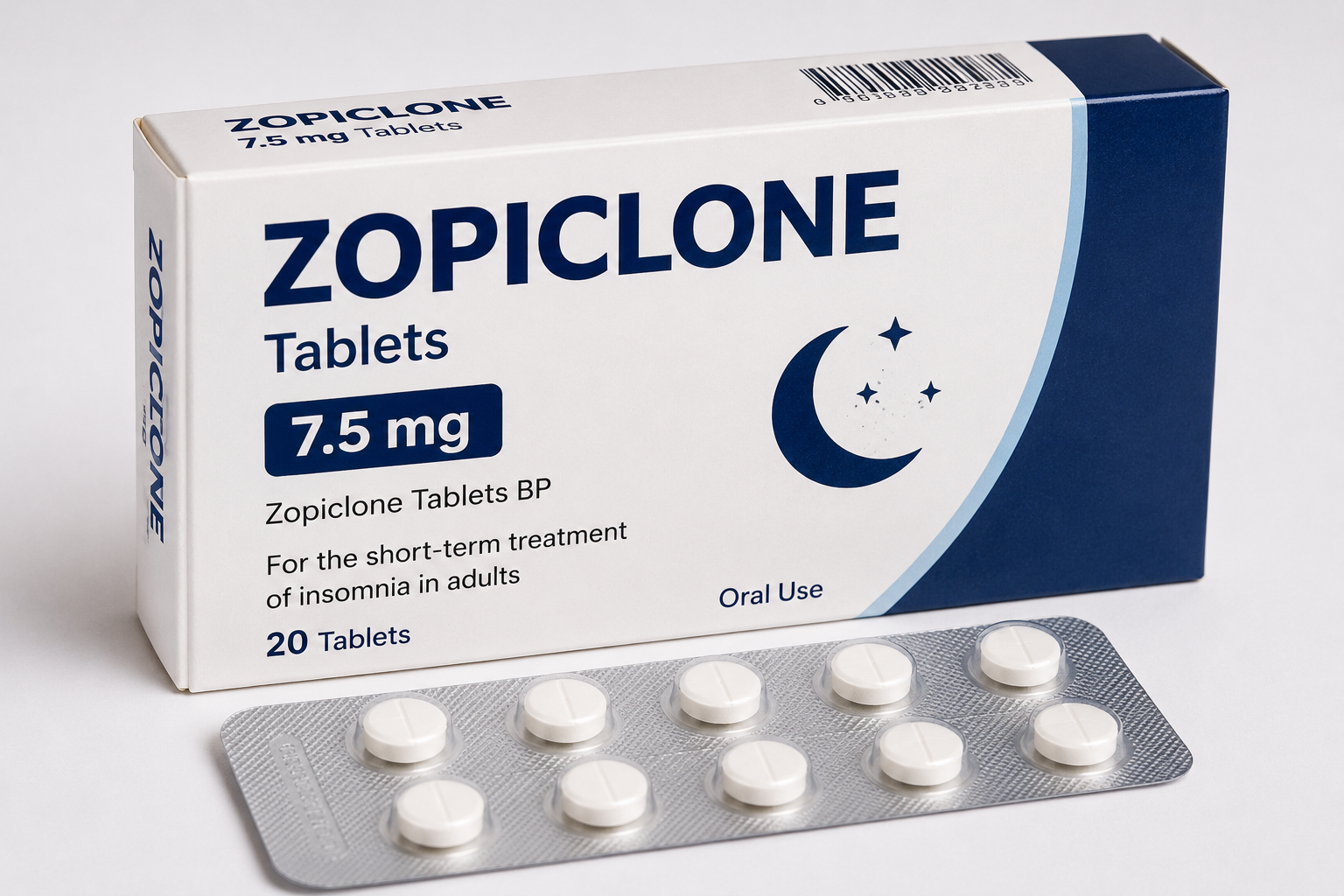 Kjøp Zopiklon 7.5 mg i Norge